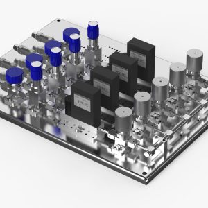 Four way UHP Gas Manifold/Mixer